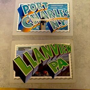 Rare One Life to Live and General Hospital ABC daytime postcards